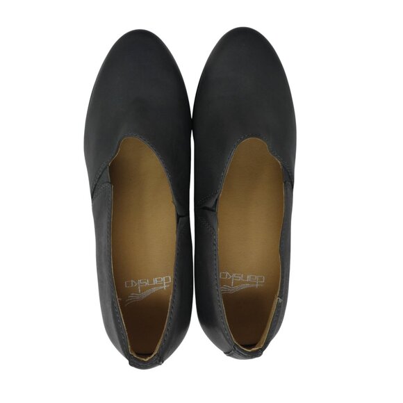 Dansko Camdyn Gray Leather Slip On Clogs Loafers Womens 38 US 8 - Picture 7 of 12